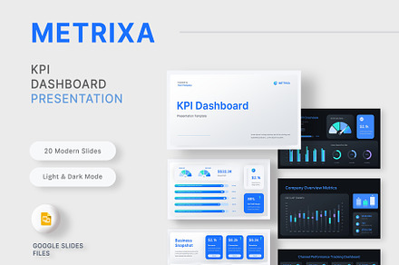 KPI Dashboard Google Slides Template