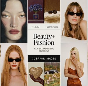 70 Beauty+Fashion Editorial Images