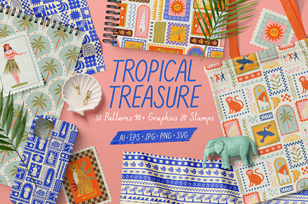 Tropical Treasure: Patterns & more