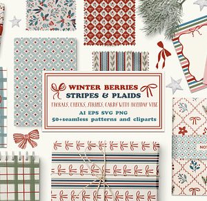 Bows, frames, patterns christmas