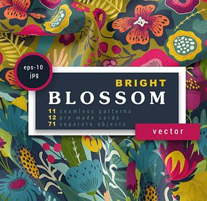 Bright Blossom Vector Collection