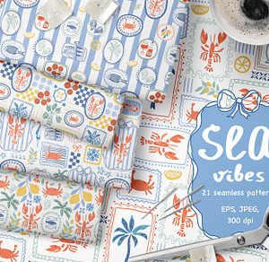 Italian Sea Vibes patterns