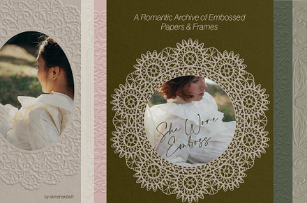 Embossed Texture Frames Archive