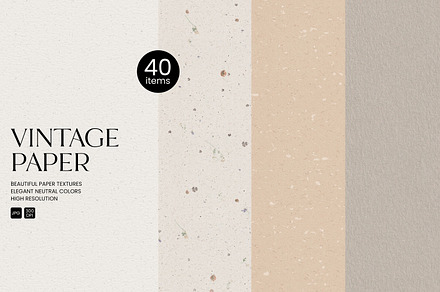 Vintage Paper Textures Vol. 2