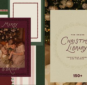 Vintage Christmas Cards & Frames