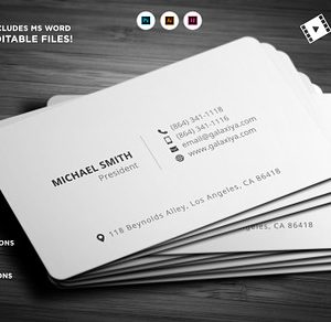 Simple Individual Business Cards