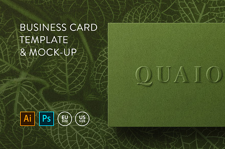 Business Card Template and Mockup Bundle