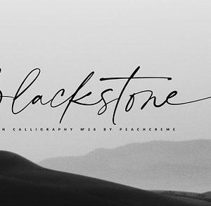 Blackstone// Casual Chic Font SALE!