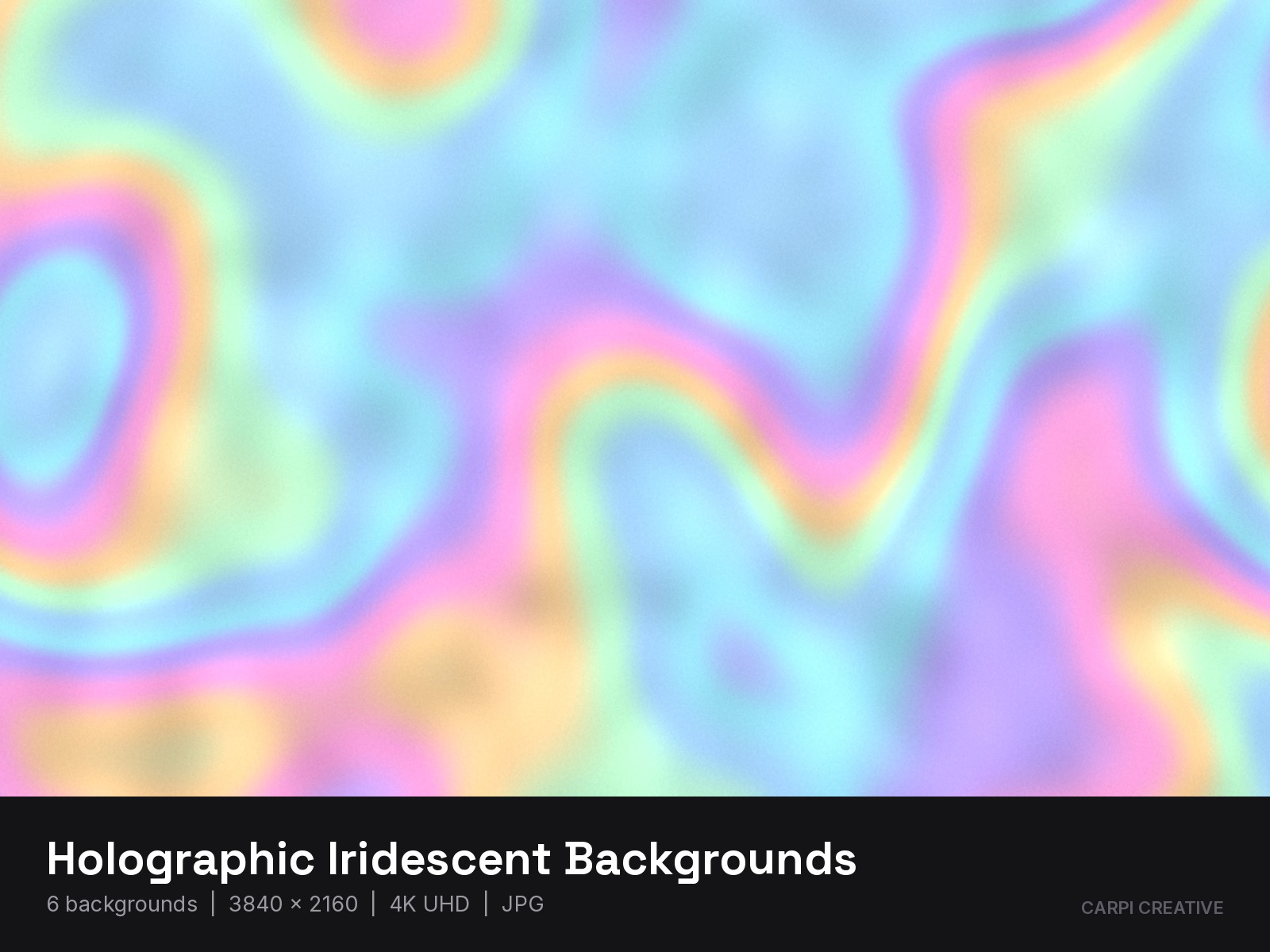 Holographic Iridescent Backgrounds