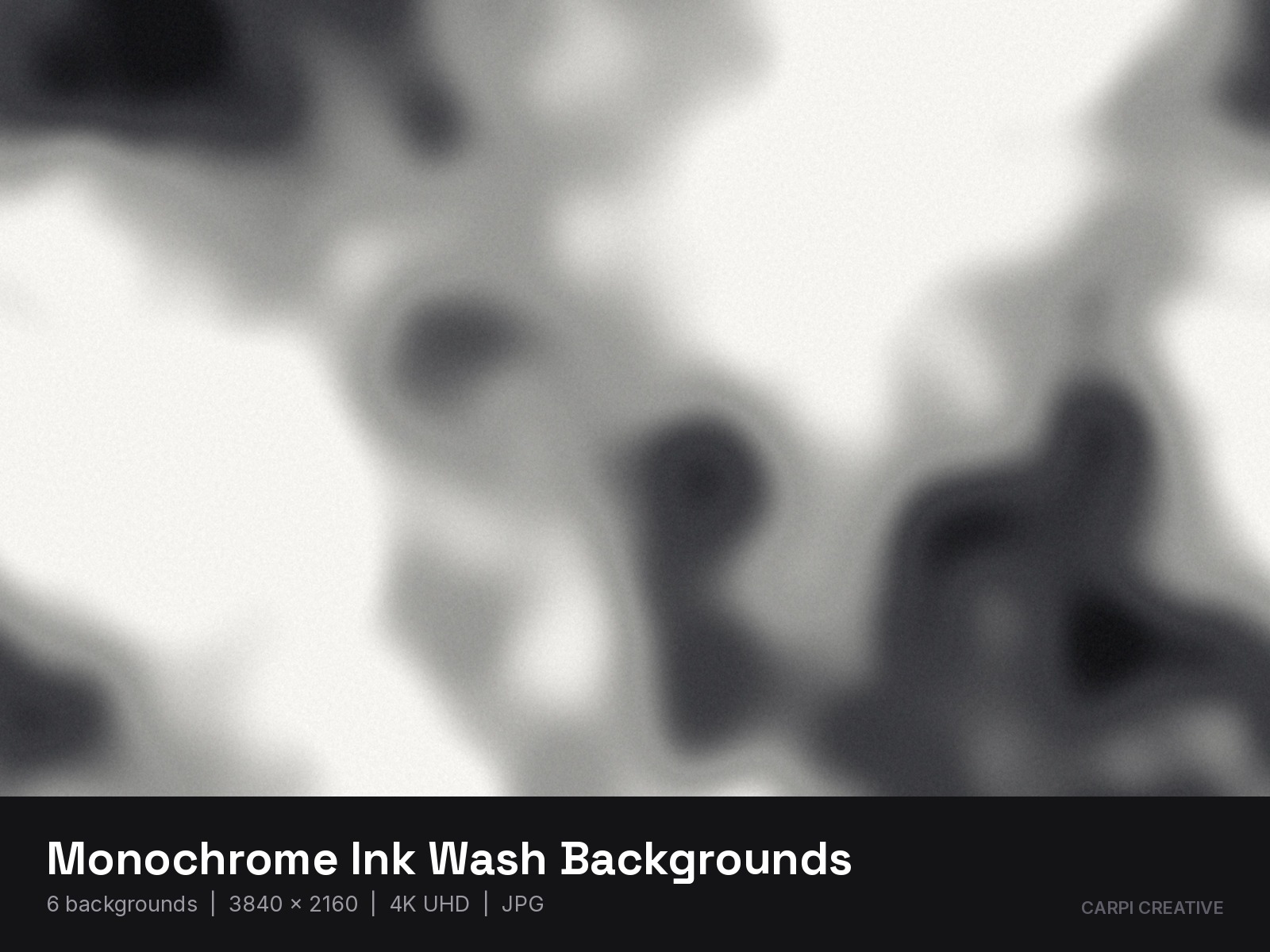 Monochrome Ink Wash Backgrounds