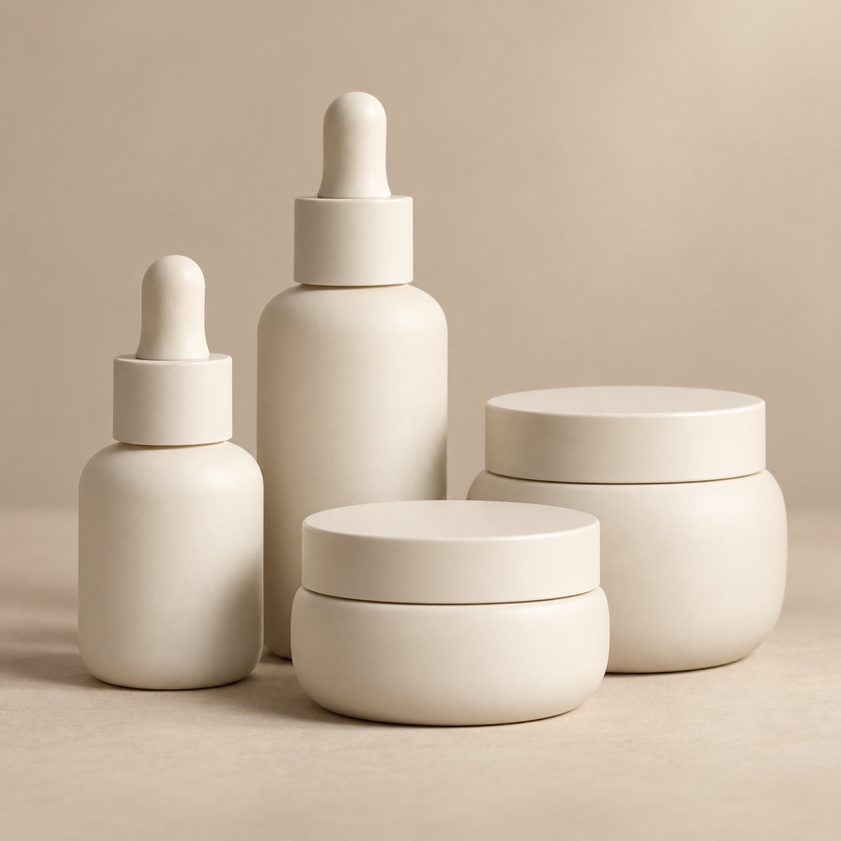 Matte Skincare Bottle Mockups