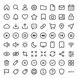 Rounded Interface Icon Pack
