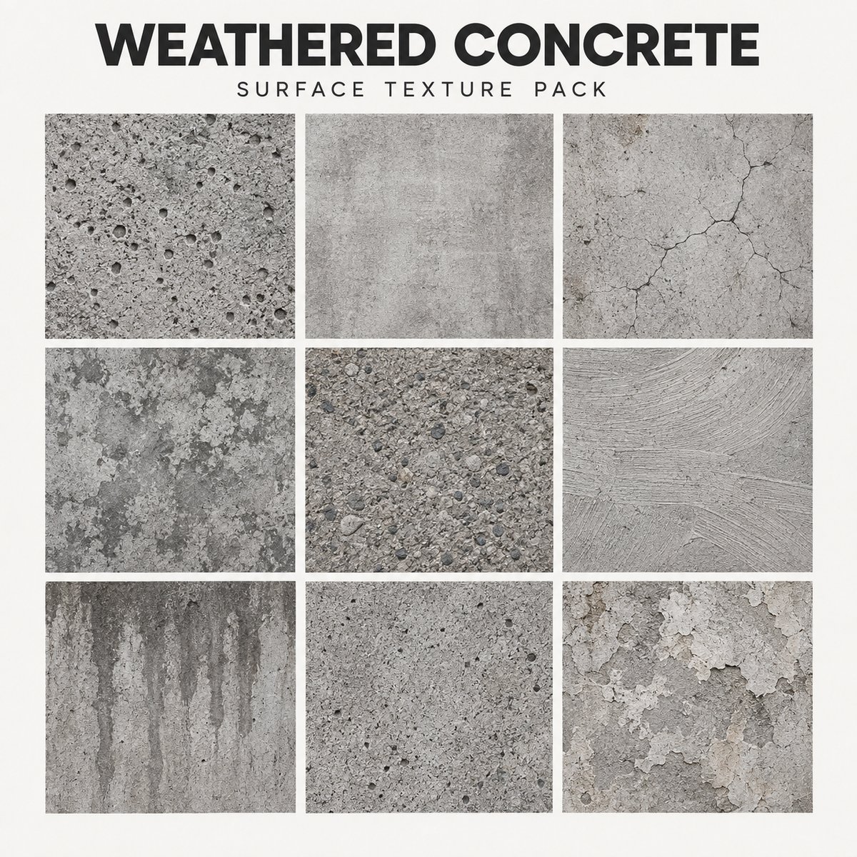 Weathered Concrete Surface Pack